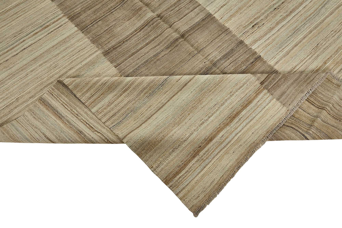 9x11 Contemporary Wool Kilim Rug - 51749