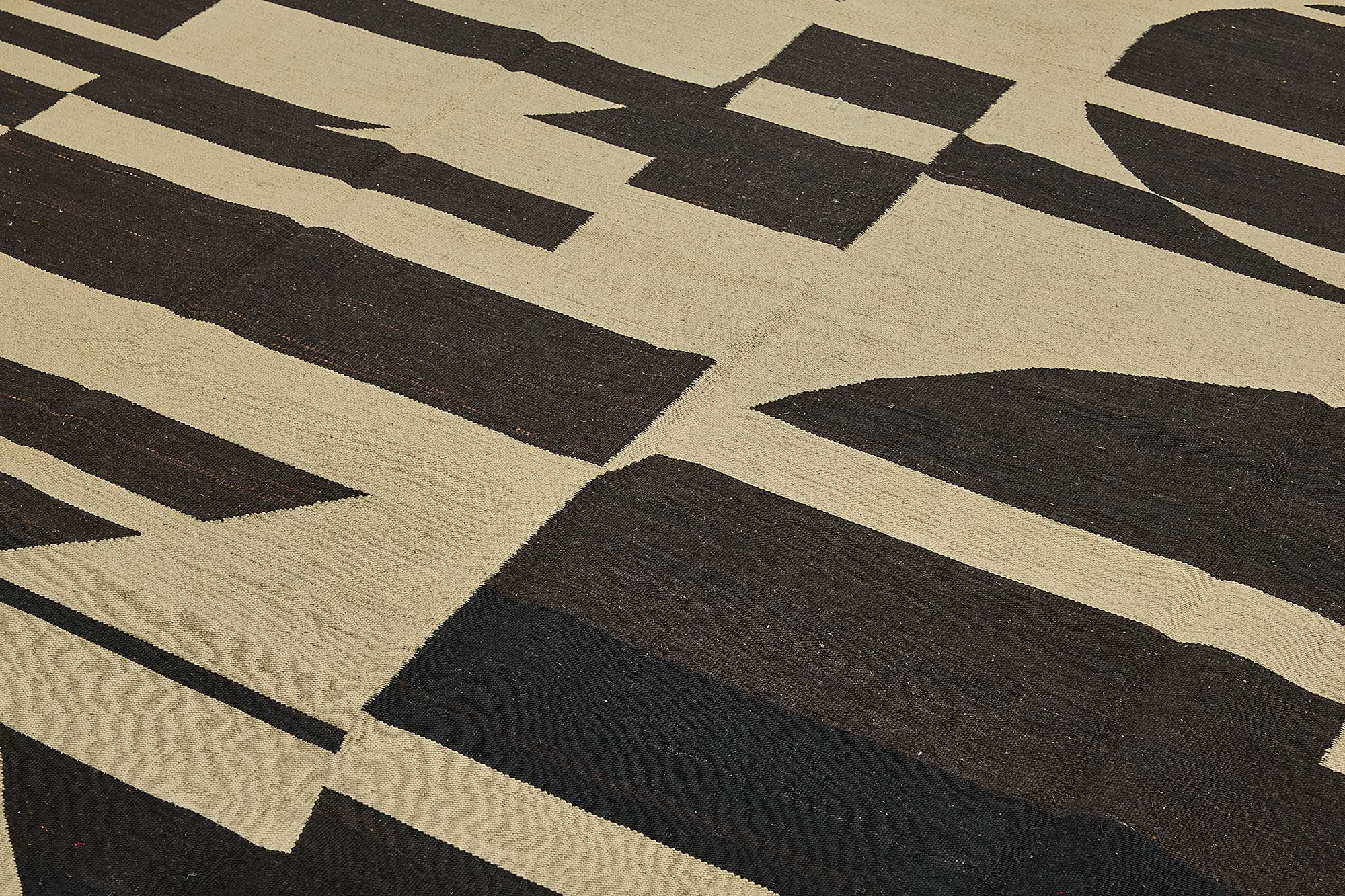 9x12 Contemporary Wool Kilim Rug - 51750