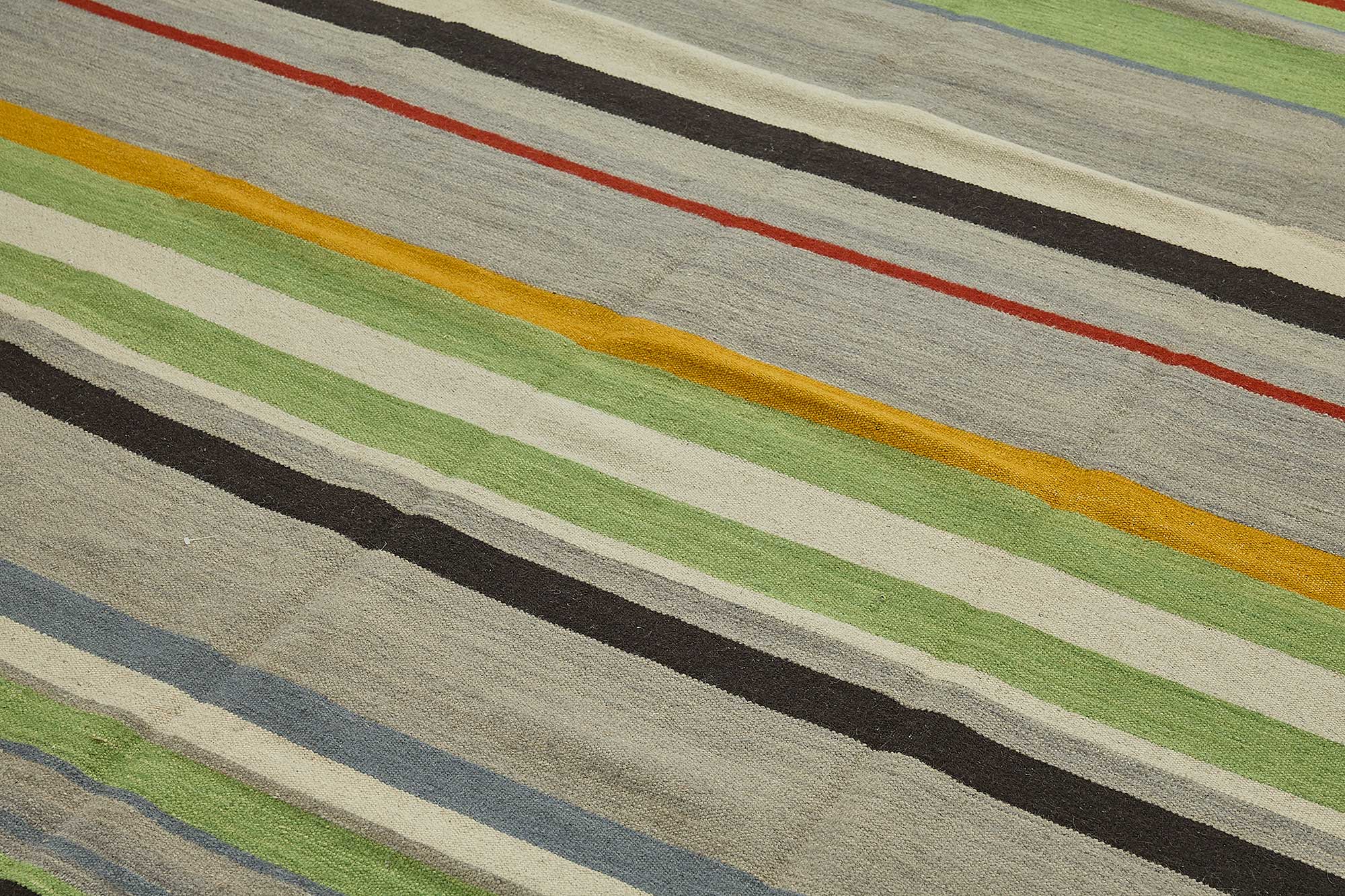 9x12 Contemporary Wool Kilim Rug - 51752