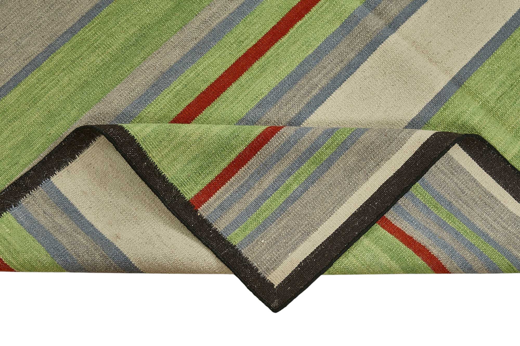 9x12 Contemporary Wool Kilim Rug - 51752
