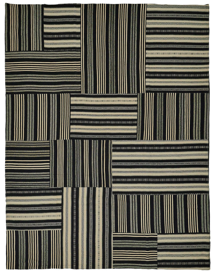 9x12 Contemporary Wool Kilim Rug - 51753