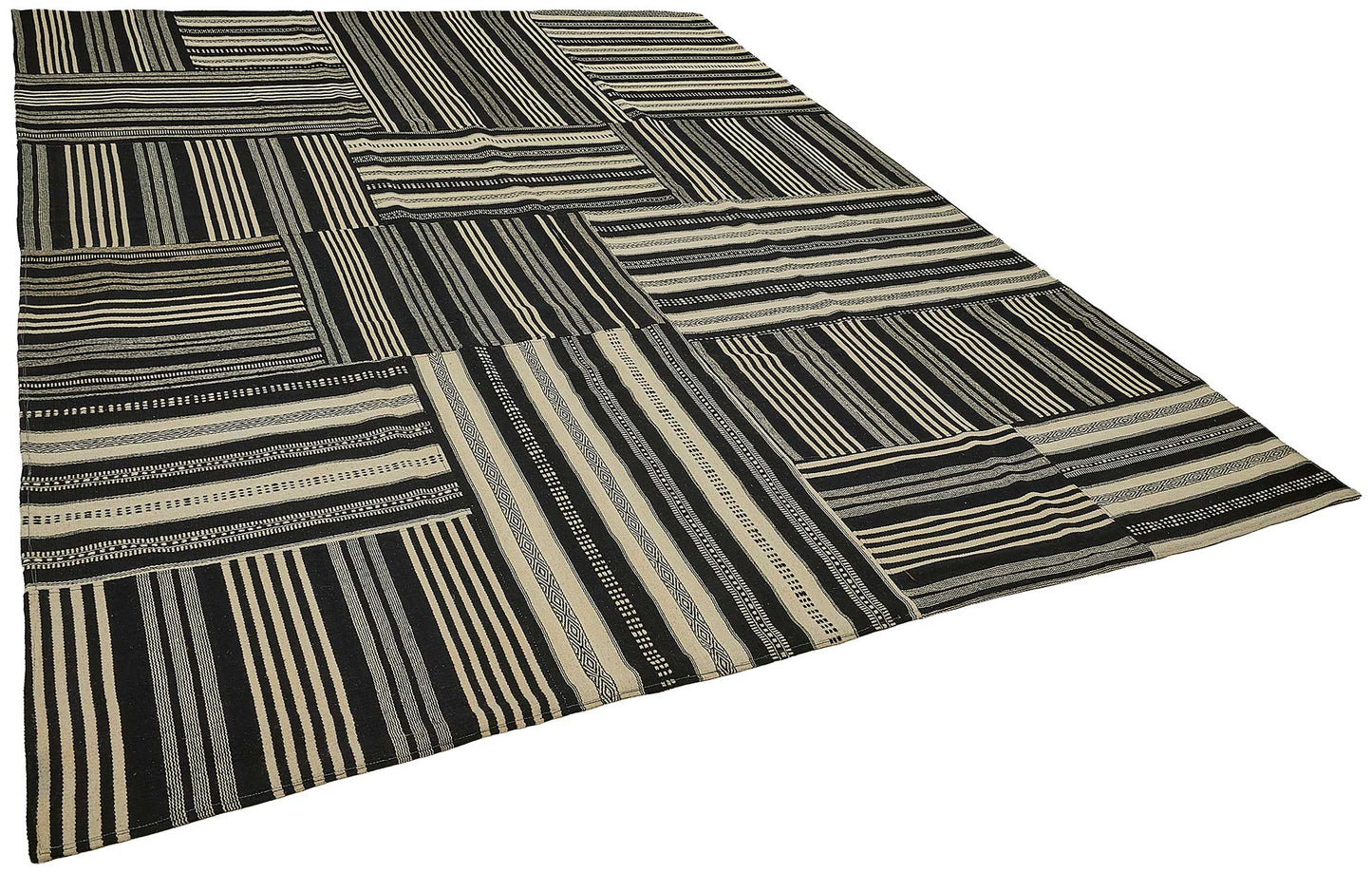 9x12 Contemporary Wool Kilim Rug - 51753