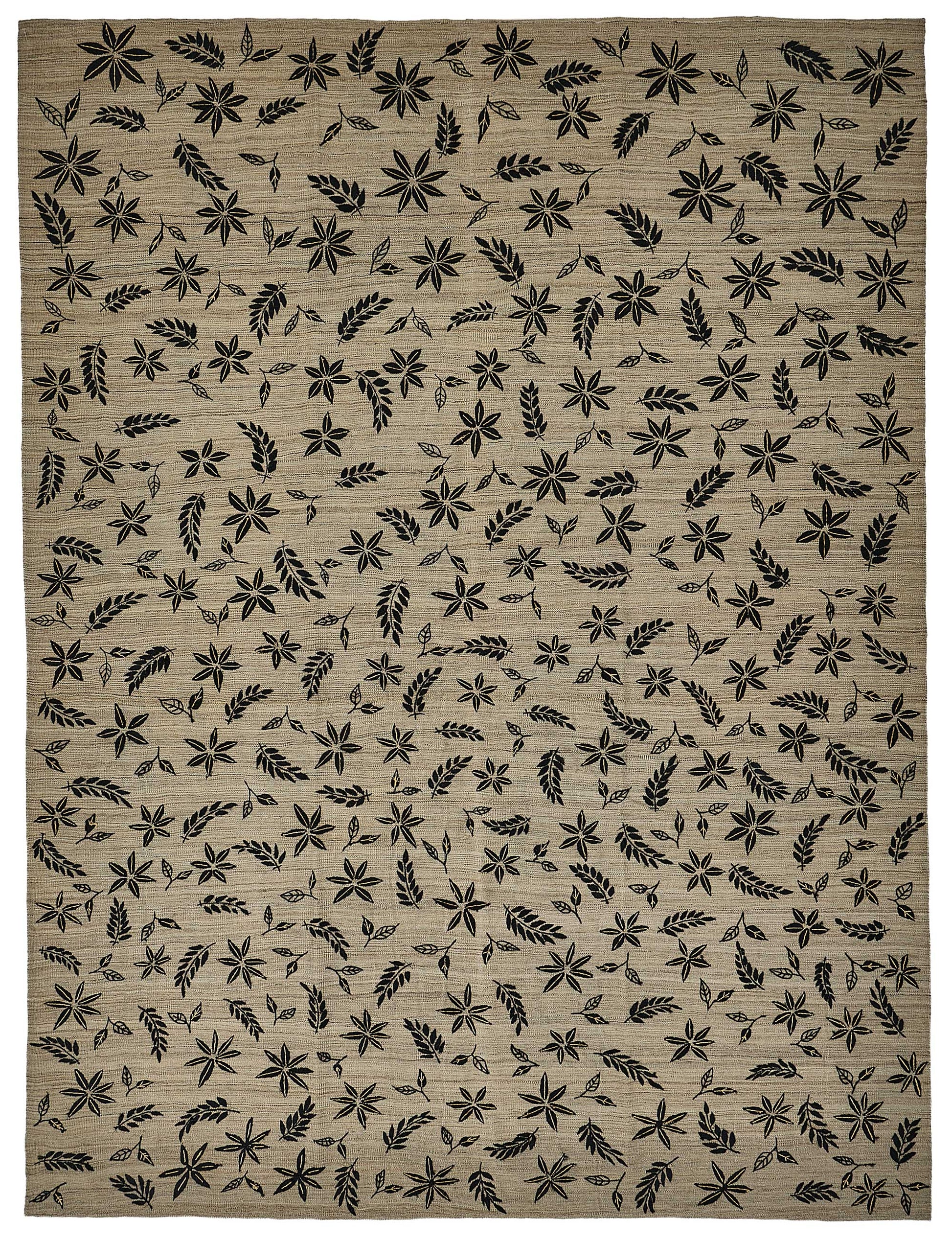8x11 Contemporary Wool Kilim Rug - 51754