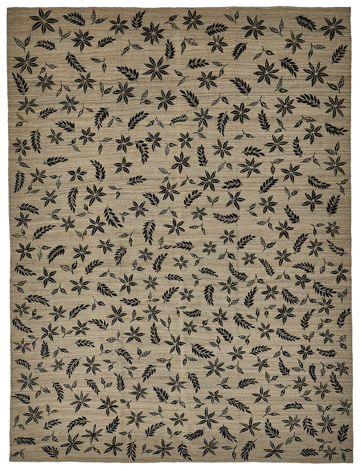 8x11 Contemporary Wool Kilim Rug - 51754