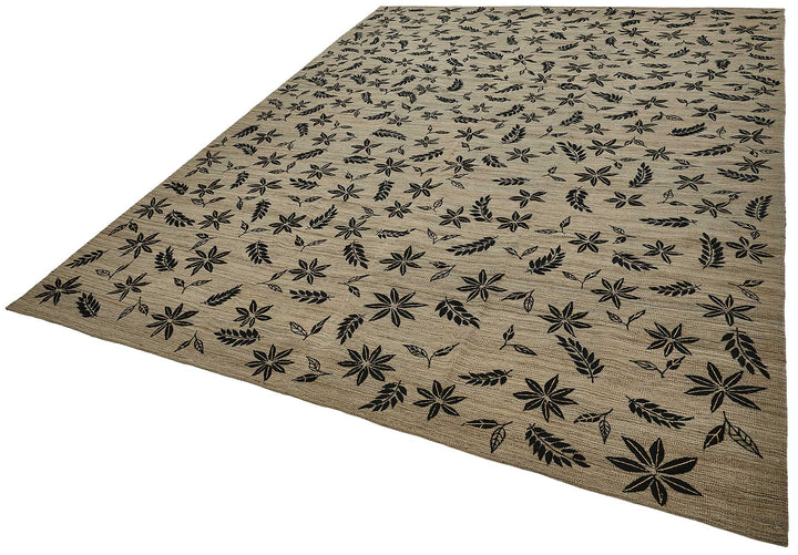 8x11 Contemporary Wool Kilim Rug - 51754