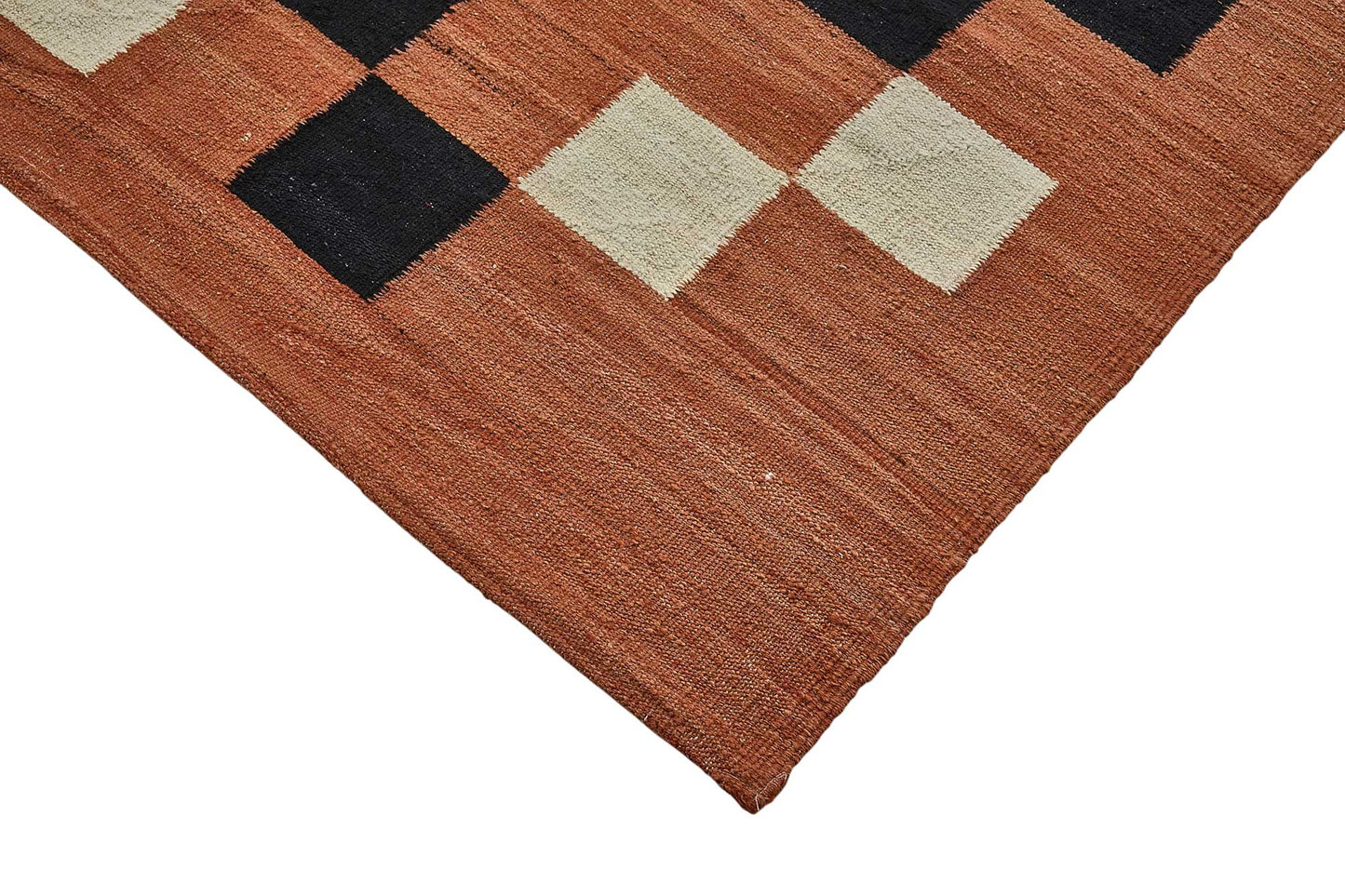 9x11 Contemporary Wool Kilim Rug - 51756