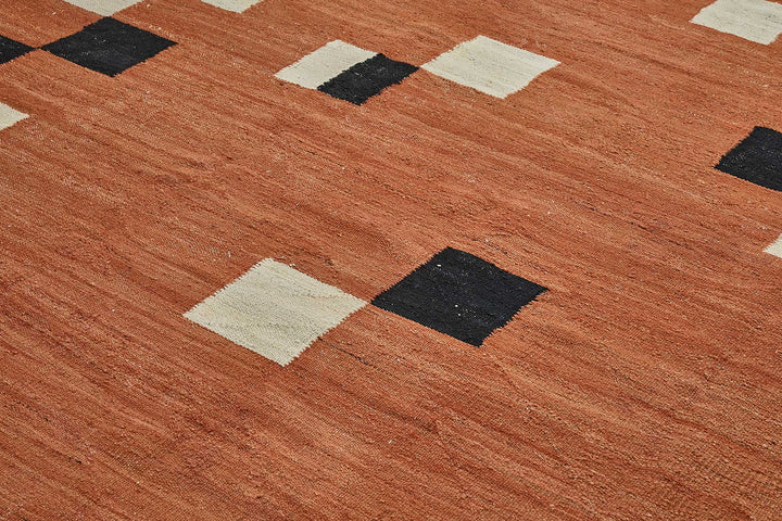9x11 Contemporary Wool Kilim Rug - 51756