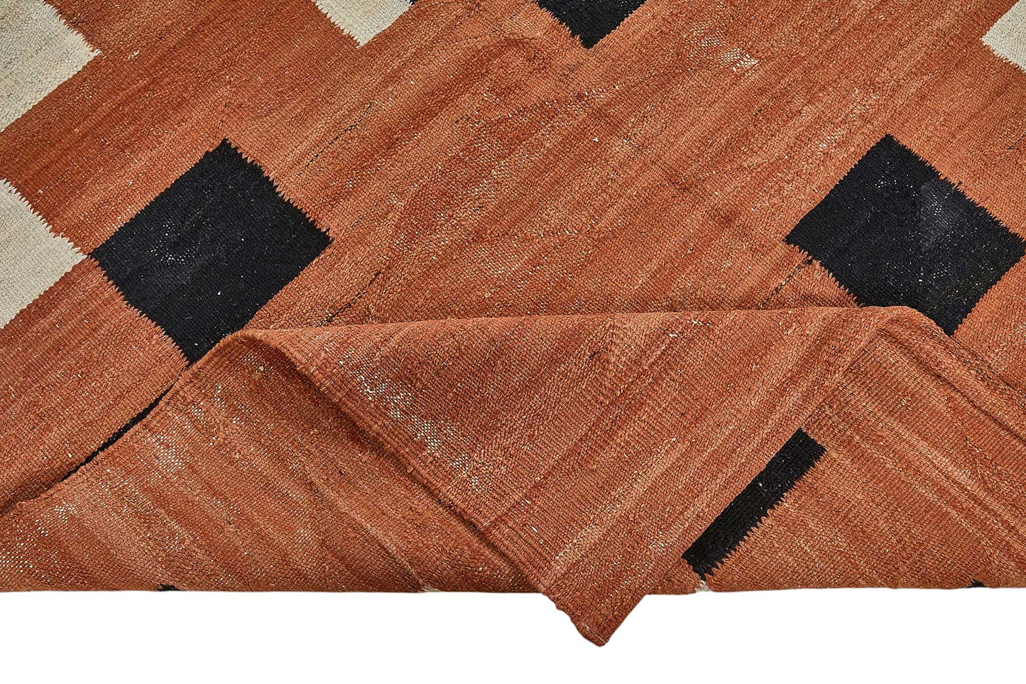 9x11 Contemporary Wool Kilim Rug - 51756
