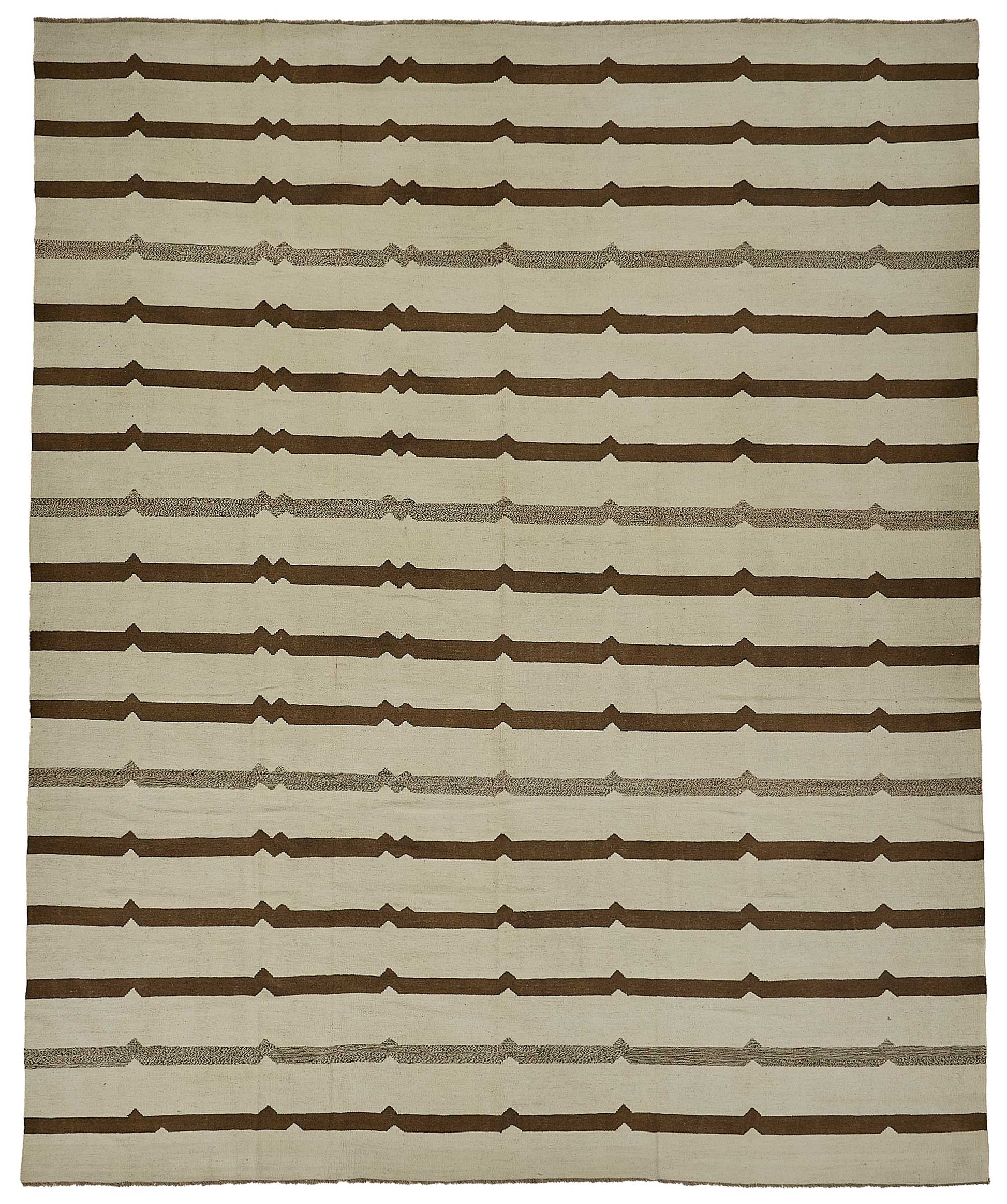 13x16 Contemporary Wool Kilim Rug - 51757
