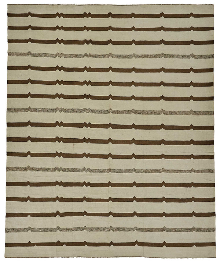 13x16 Contemporary Wool Kilim Rug - 51757