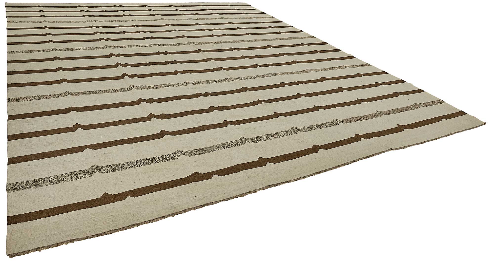 13x16 Contemporary Wool Kilim Rug - 51757