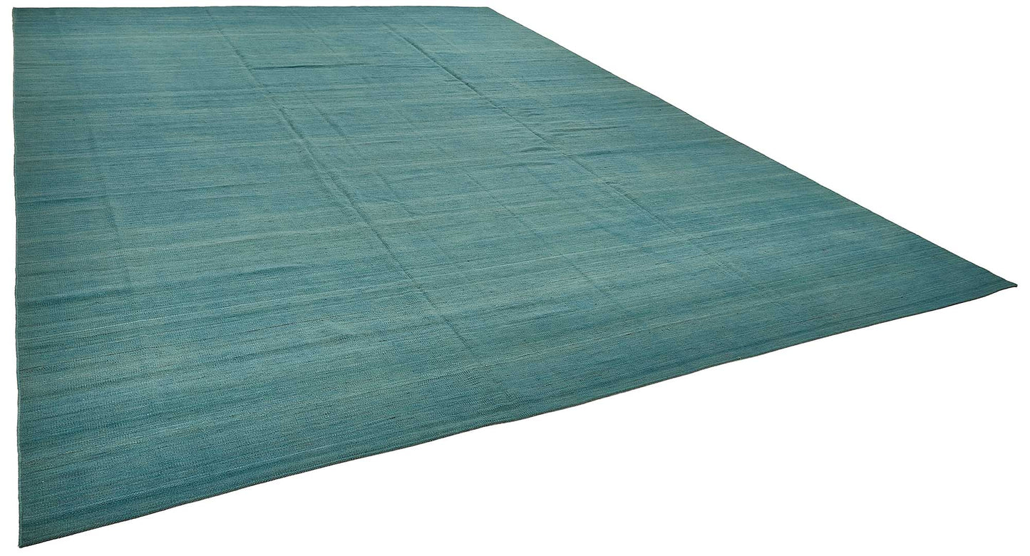 12x16 Contemporary Wool Kilim Rug - 51758