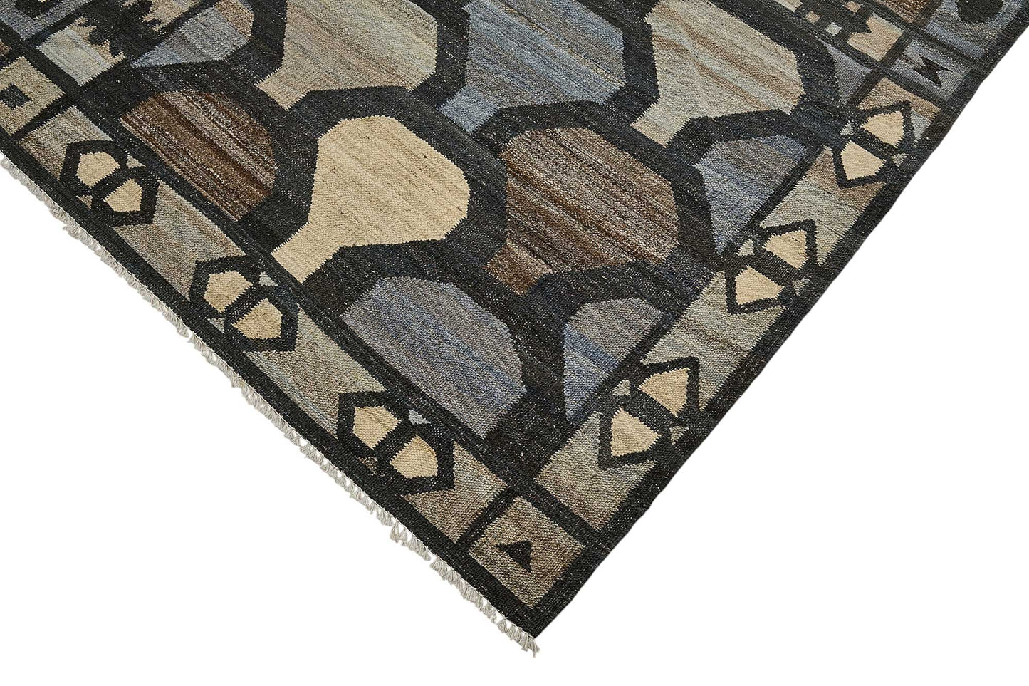 9x12 Contemporary Wool Kilim Rug - 51760