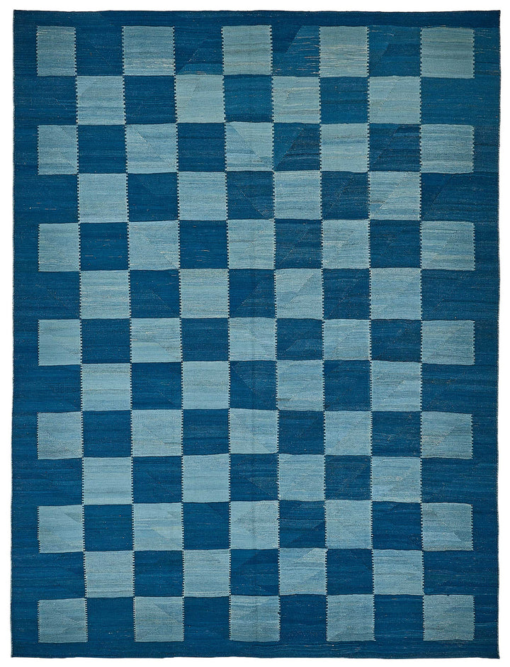 9x12 Contemporary Wool Kilim Rug - 51761