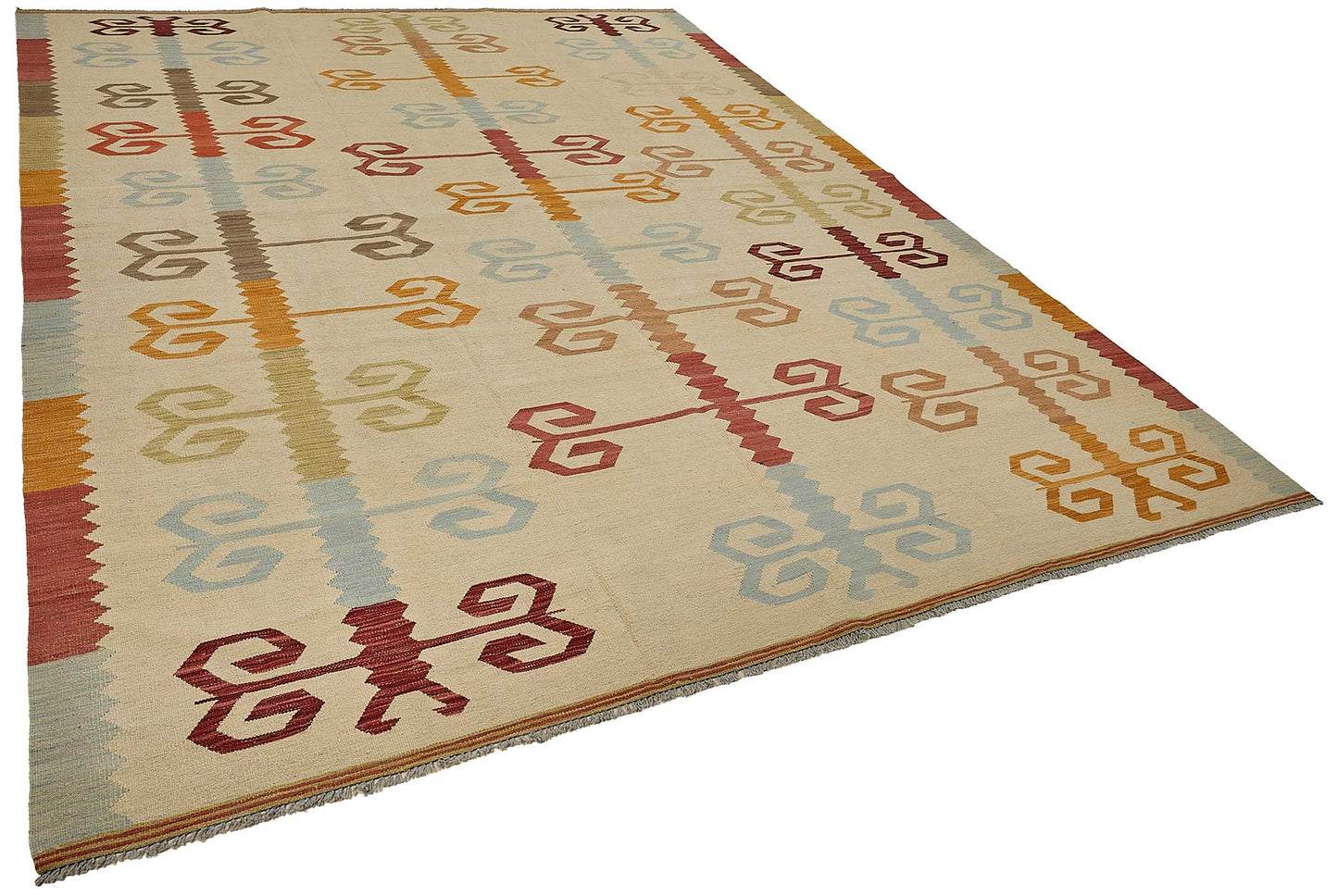 9x12 Contemporary Wool Kilim Rug - 51763