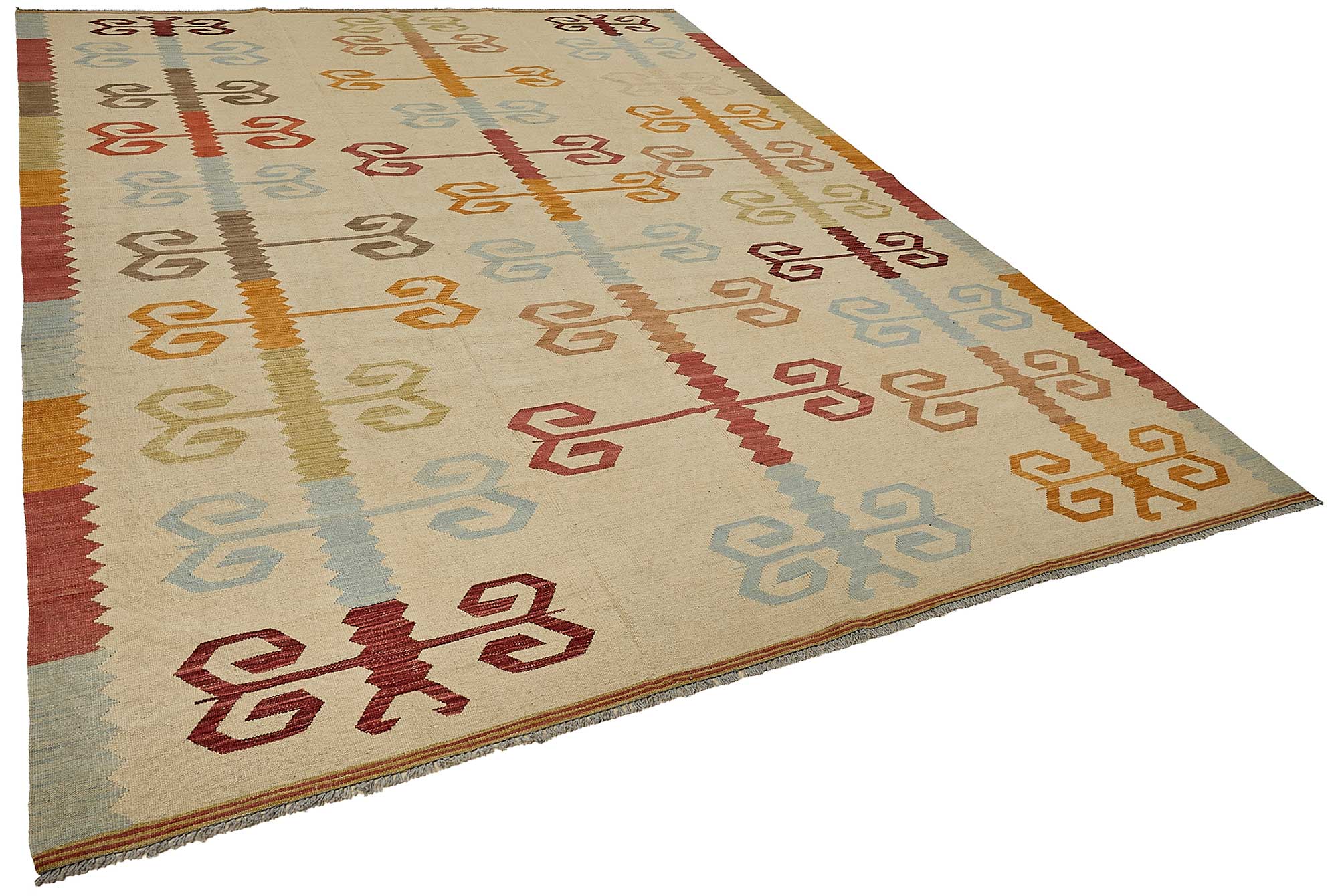 9x12 Contemporary Wool Kilim Rug - 51763