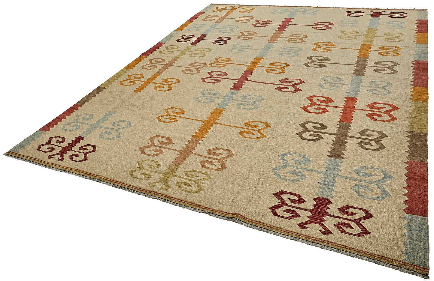 9x12 Contemporary Wool Kilim Rug - 51763
