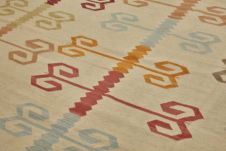 9x12 Contemporary Wool Kilim Rug - 51763