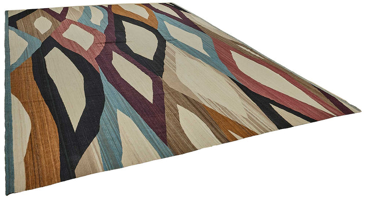 14x21 Contemporary Wool Kilim Rug - 51764