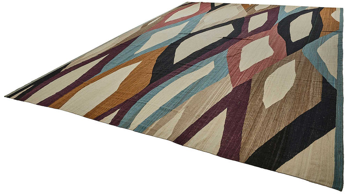 14x21 Contemporary Wool Kilim Rug - 51764