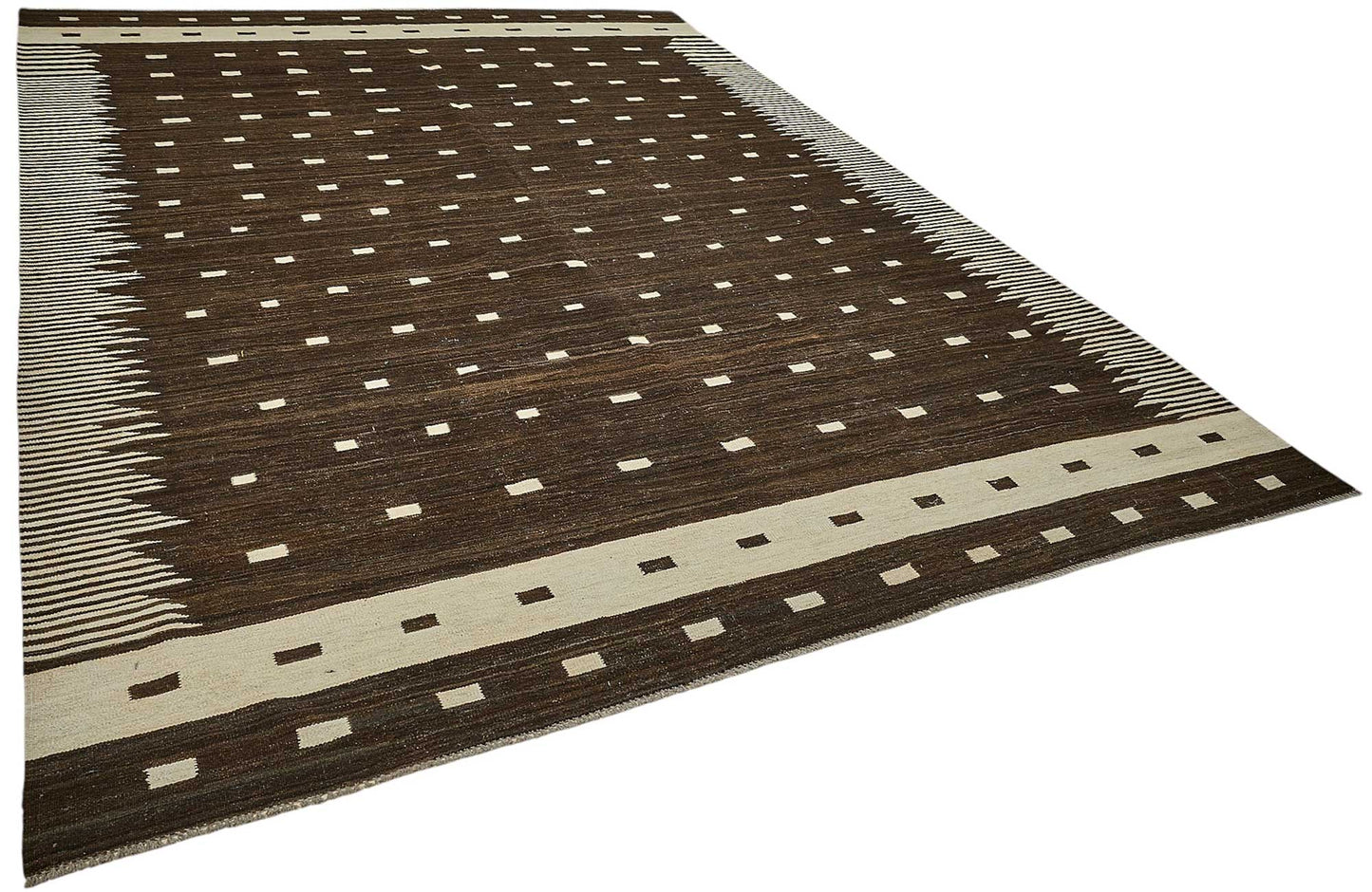 9x12 Contemporary Wool Kilim Rug - 51765
