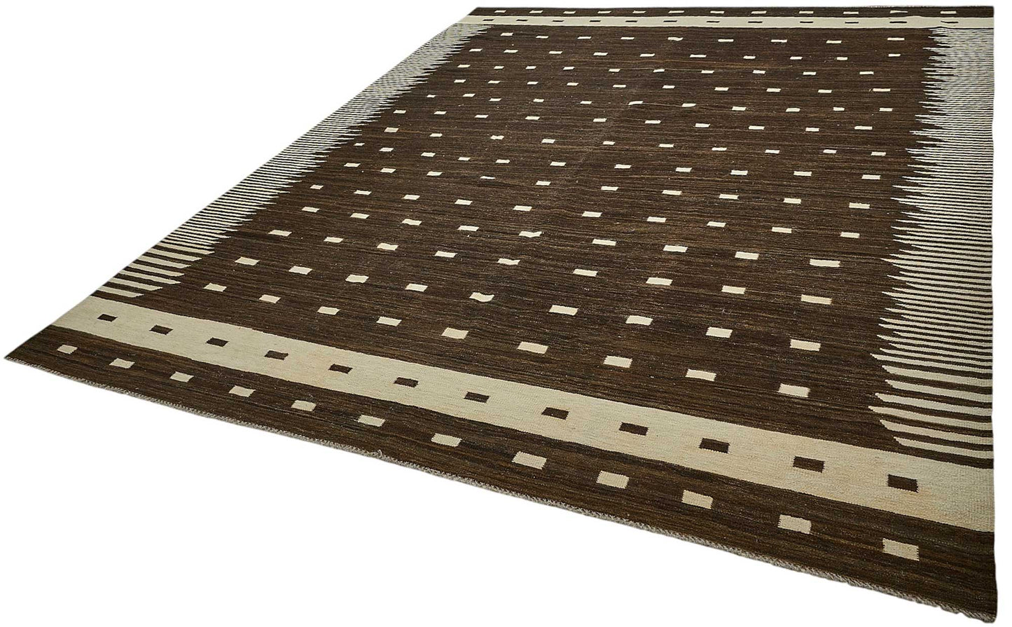 9x12 Contemporary Wool Kilim Rug - 51765