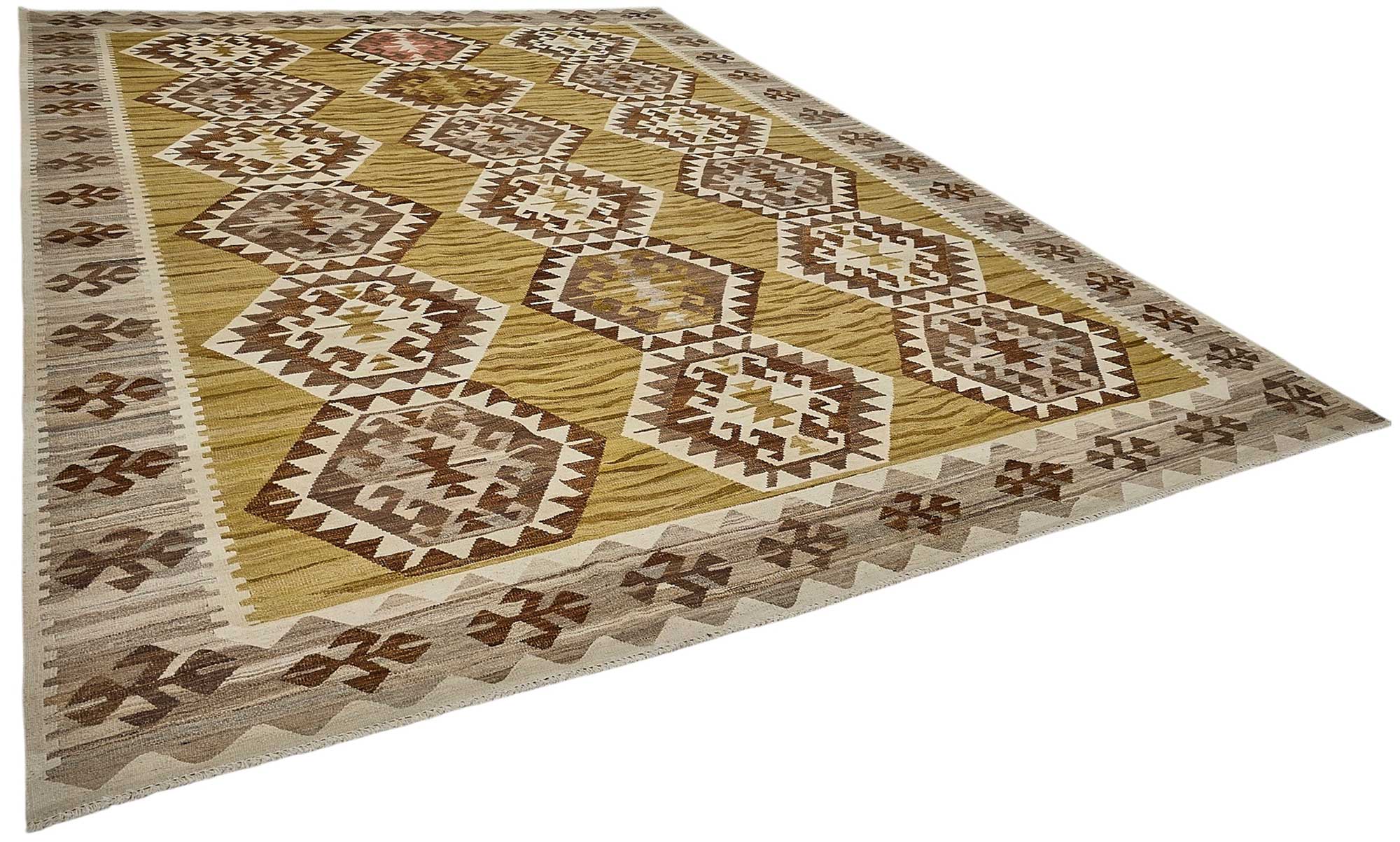 10x14 Contemporary Wool Kilim Rug - 51766