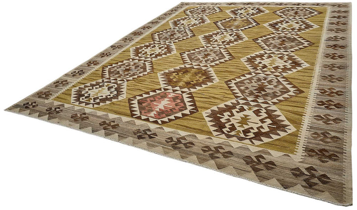 10x14 Contemporary Wool Kilim Rug - 51766