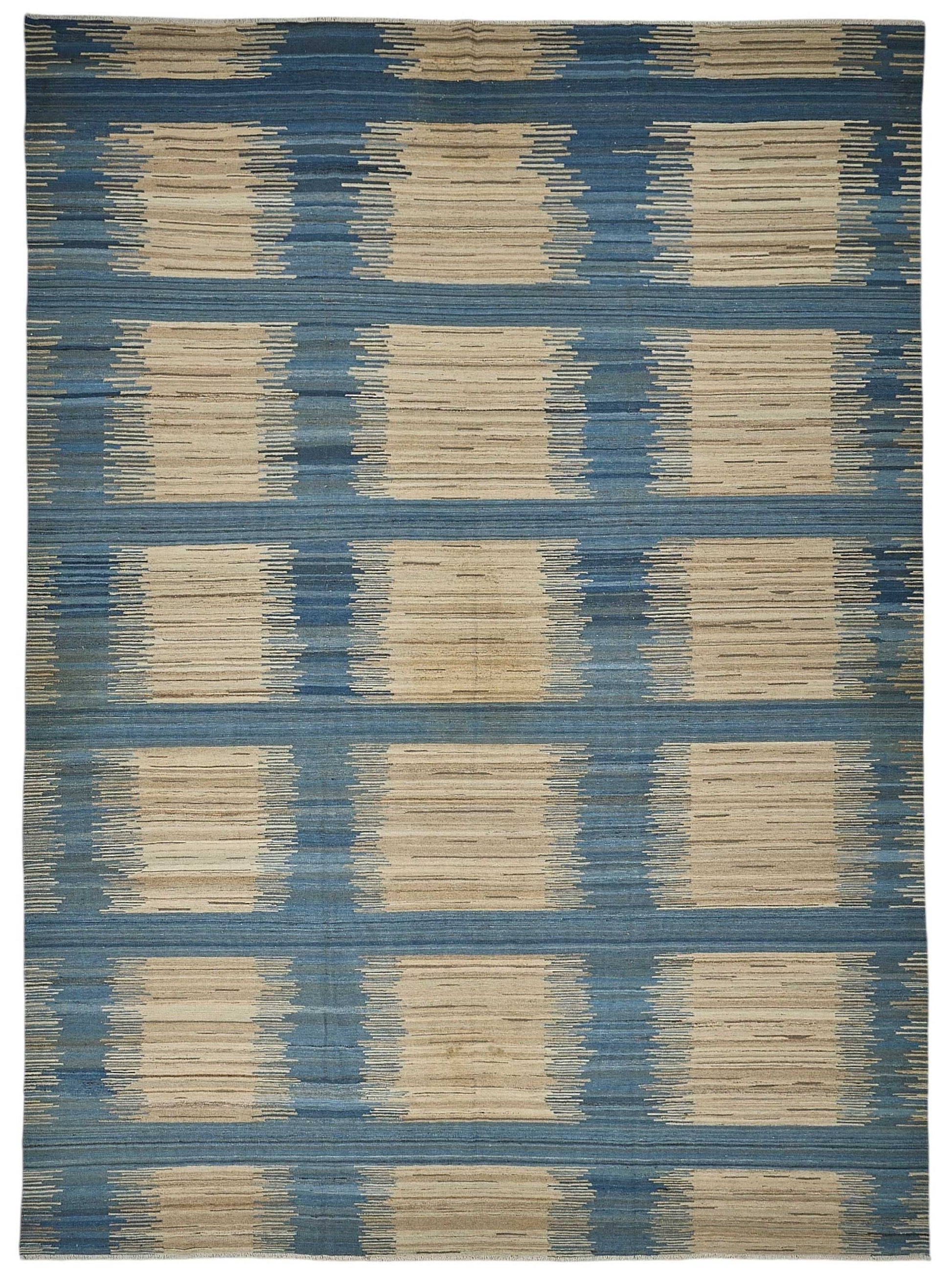 10x14 Contemporary Wool Kilim Rug - 51767