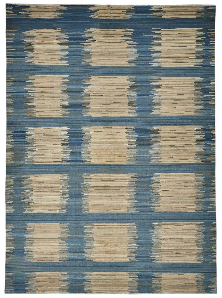 10x14 Contemporary Wool Kilim Rug - 51767