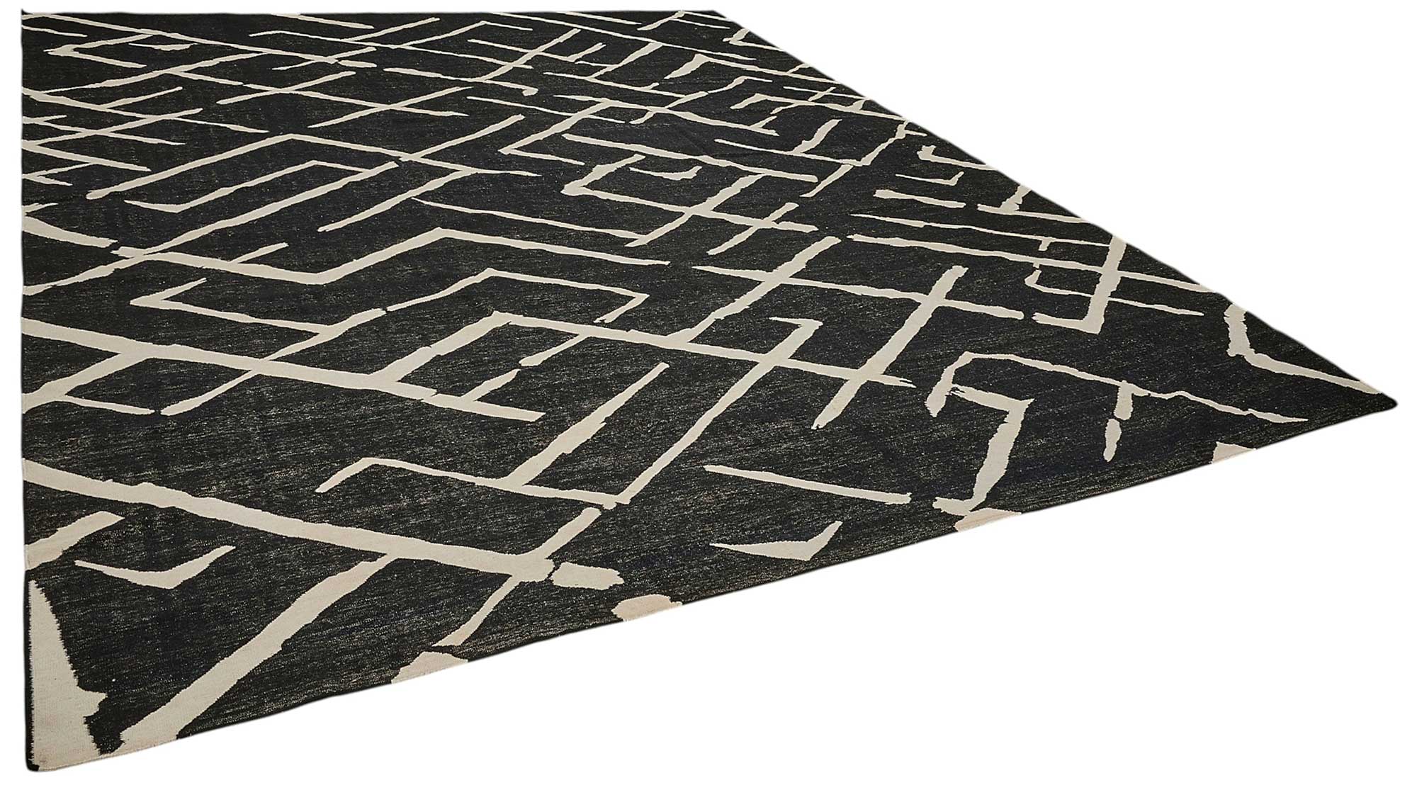 11x14 Contemporary Wool Kilim Rug - 51768