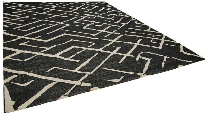 11x14 Contemporary Wool Kilim Rug - 51768
