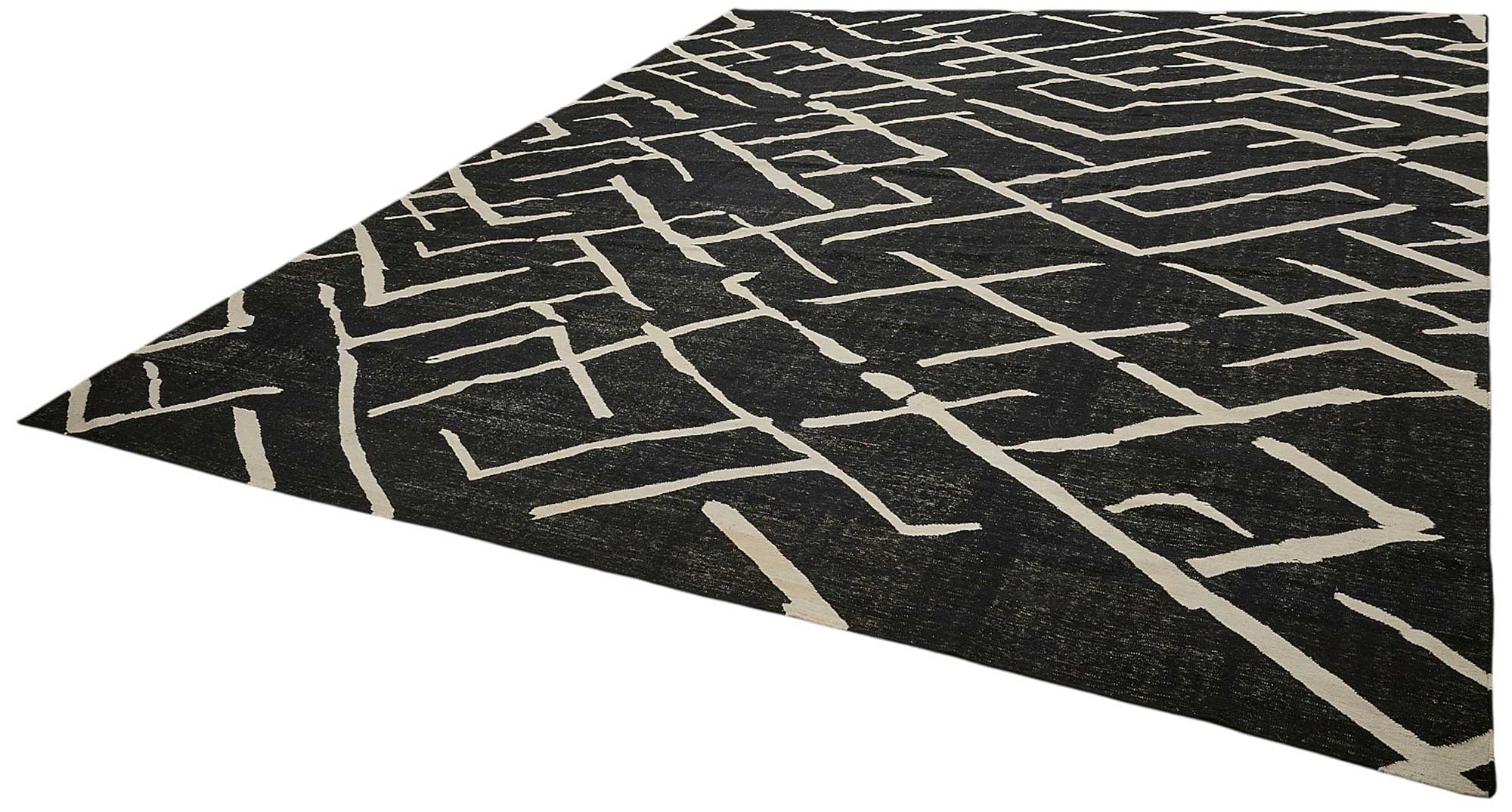 11x14 Contemporary Wool Kilim Rug - 51768