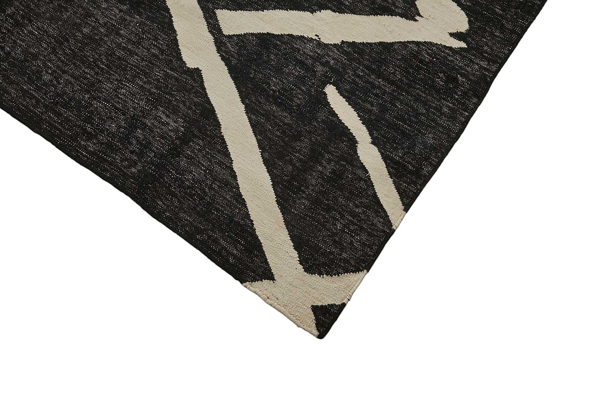 11x14 Contemporary Wool Kilim Rug - 51768