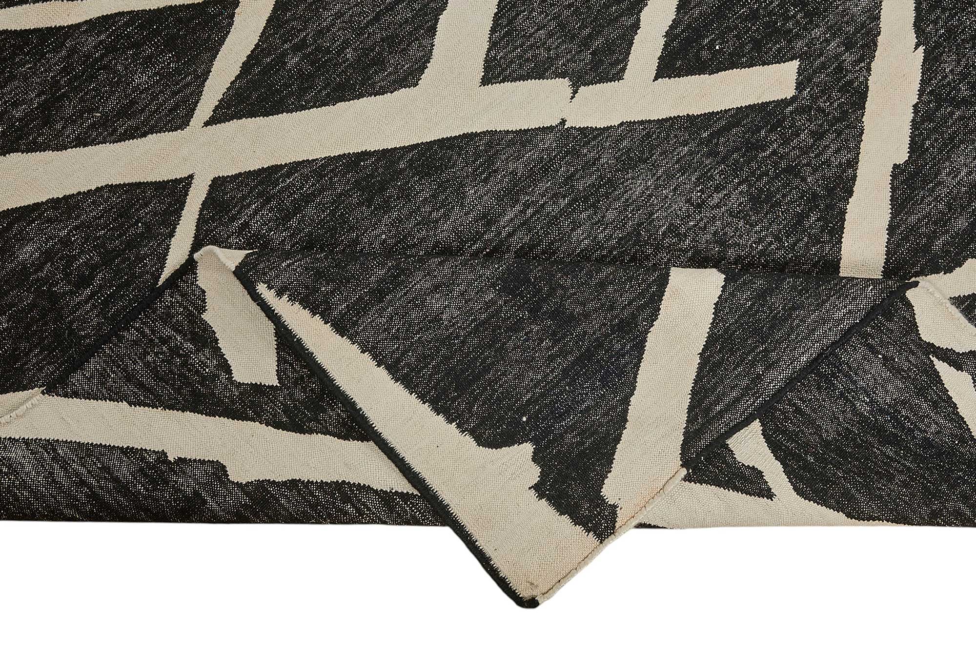 11x14 Contemporary Wool Kilim Rug - 51768
