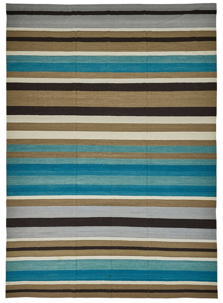 10x14 Contemporary Wool Kilim Rug - 51769