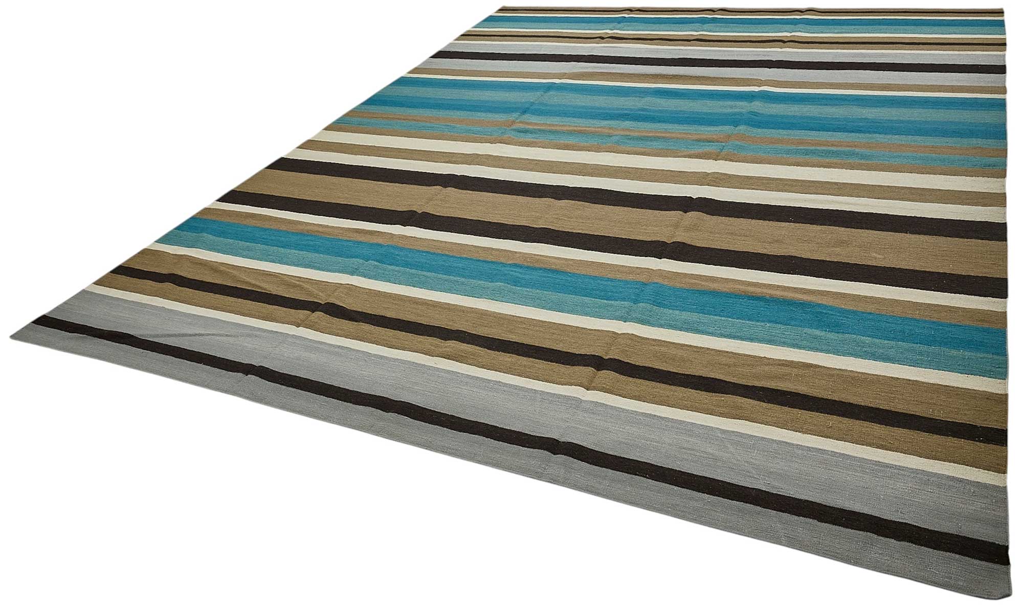 10x14 Contemporary Wool Kilim Rug - 51769