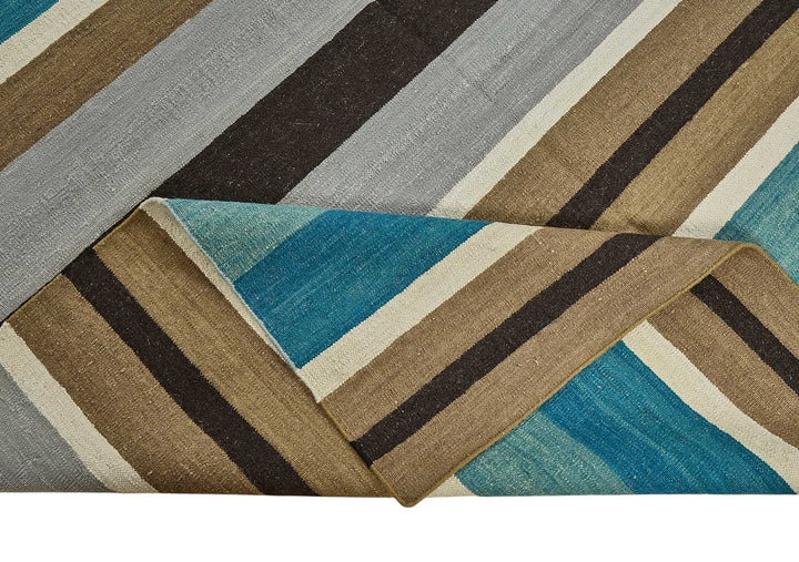 10x14 Contemporary Wool Kilim Rug - 51769