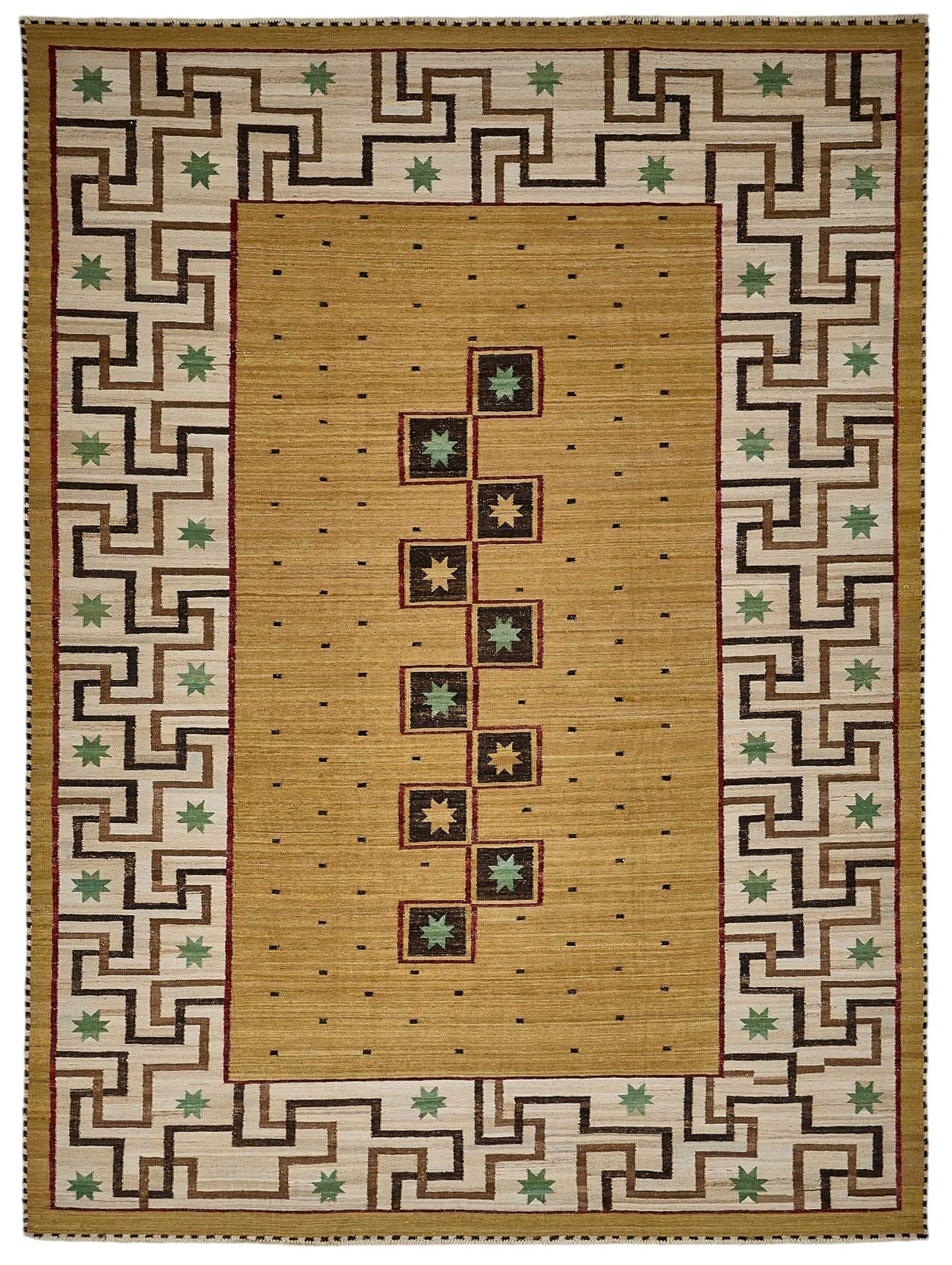 10x14 Contemporary Wool Kilim Rug - 51771