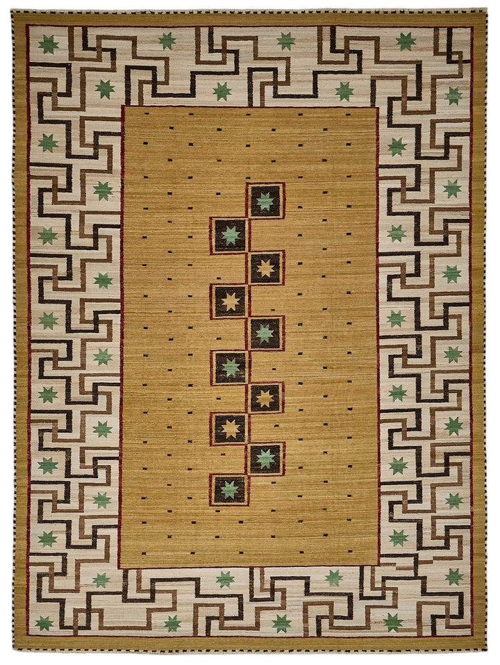 10x14 Contemporary Wool Kilim Rug - 51771