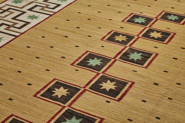 10x14 Contemporary Wool Kilim Rug - 51771