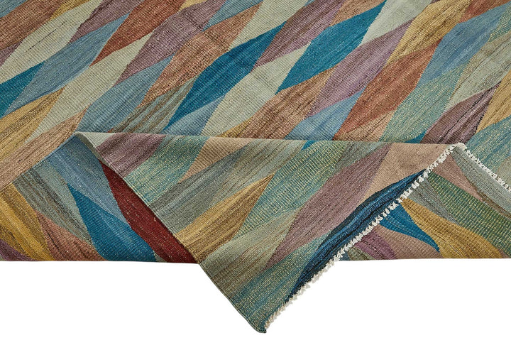 10x14 Contemporary Wool Kilim Rug - 51772