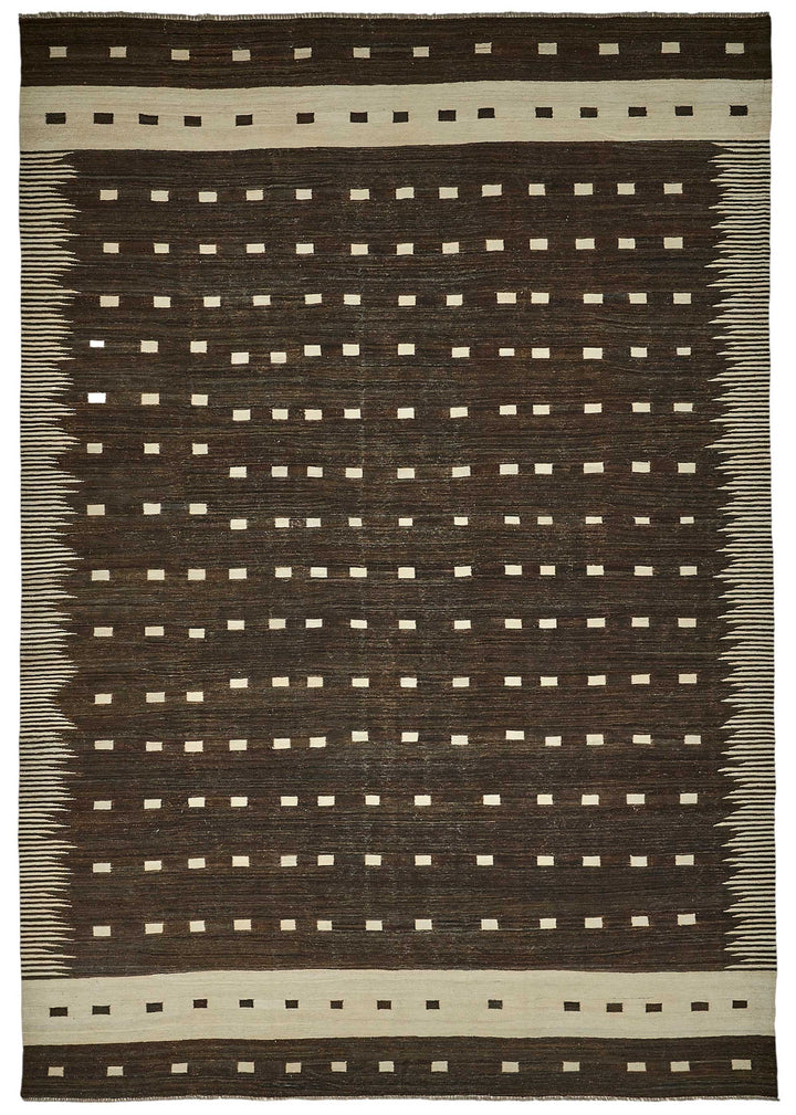 10x14 Contemporary Wool Kilim Rug - 51774