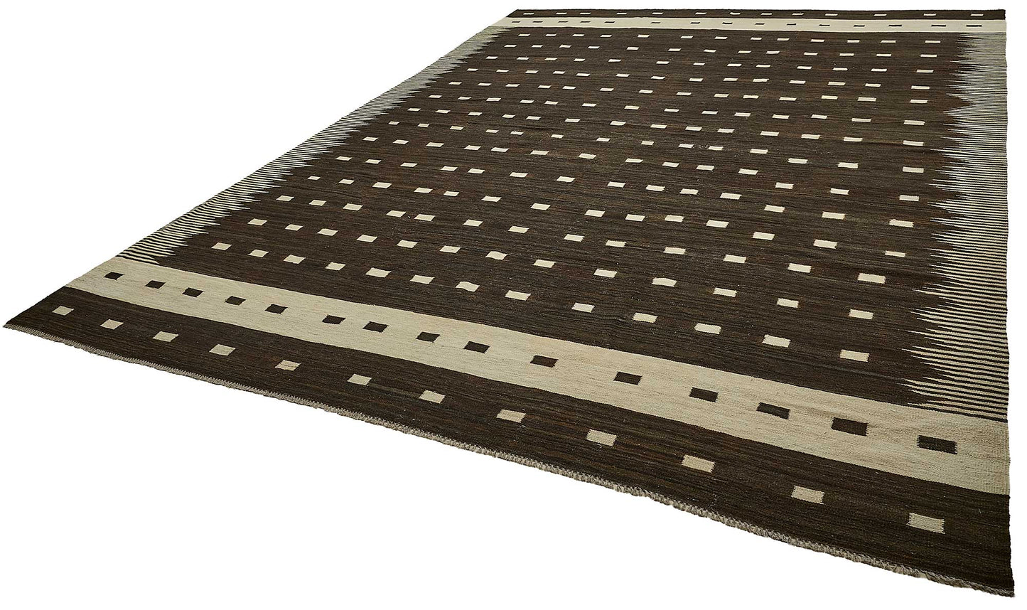 10x14 Contemporary Wool Kilim Rug - 51774