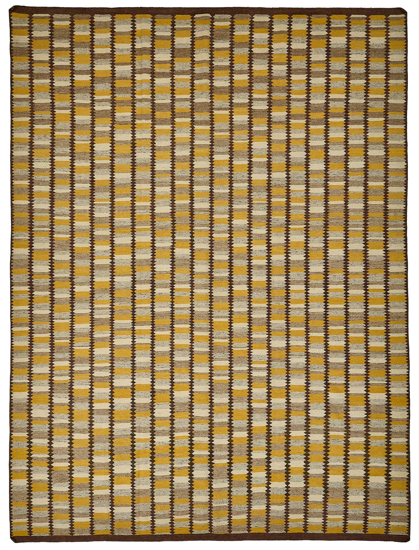 10x13 Yellow Contemporary Kilim Rug - 51775
