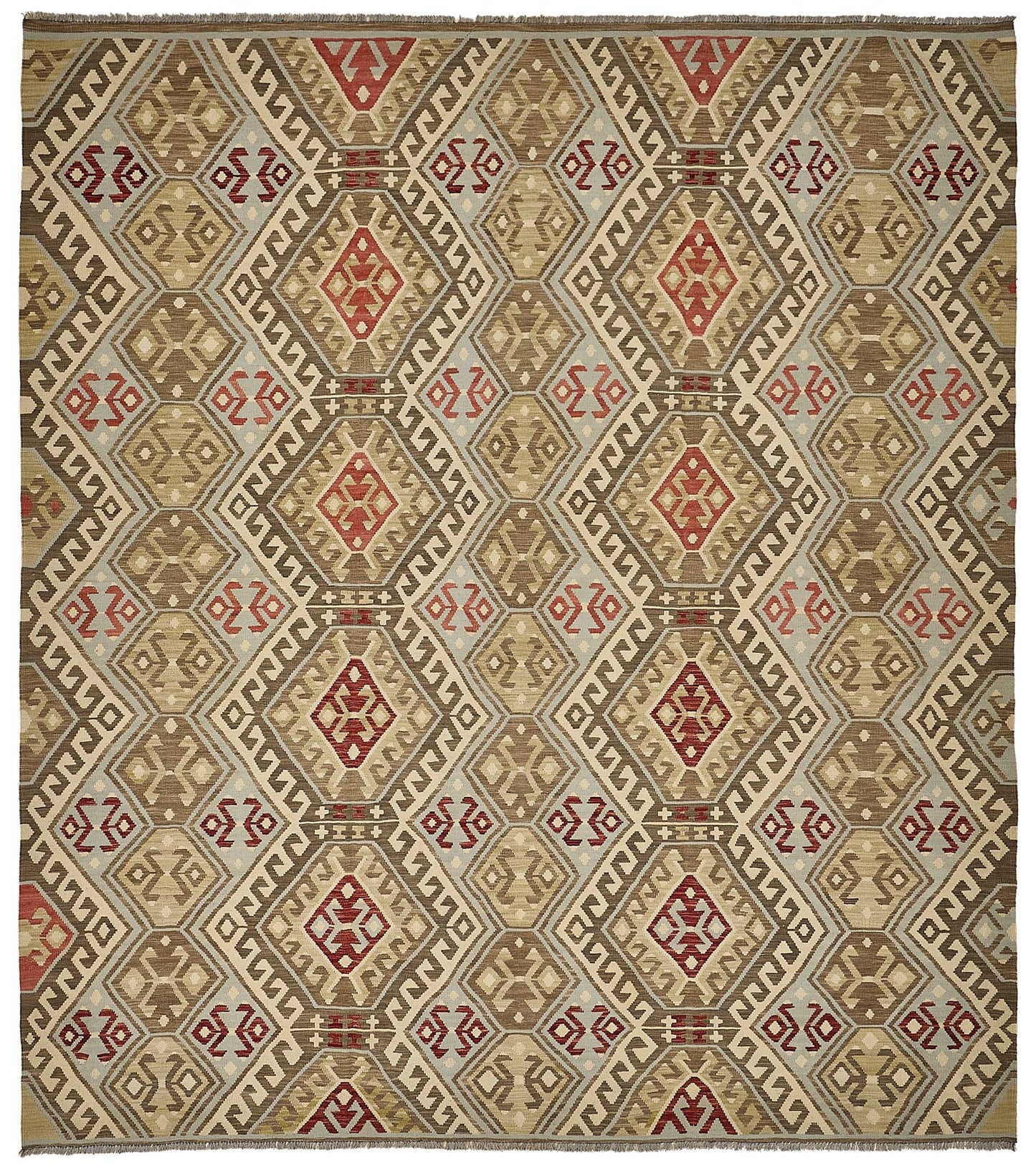 11x12 Contemporary Wool Kilim Rug - 51776
