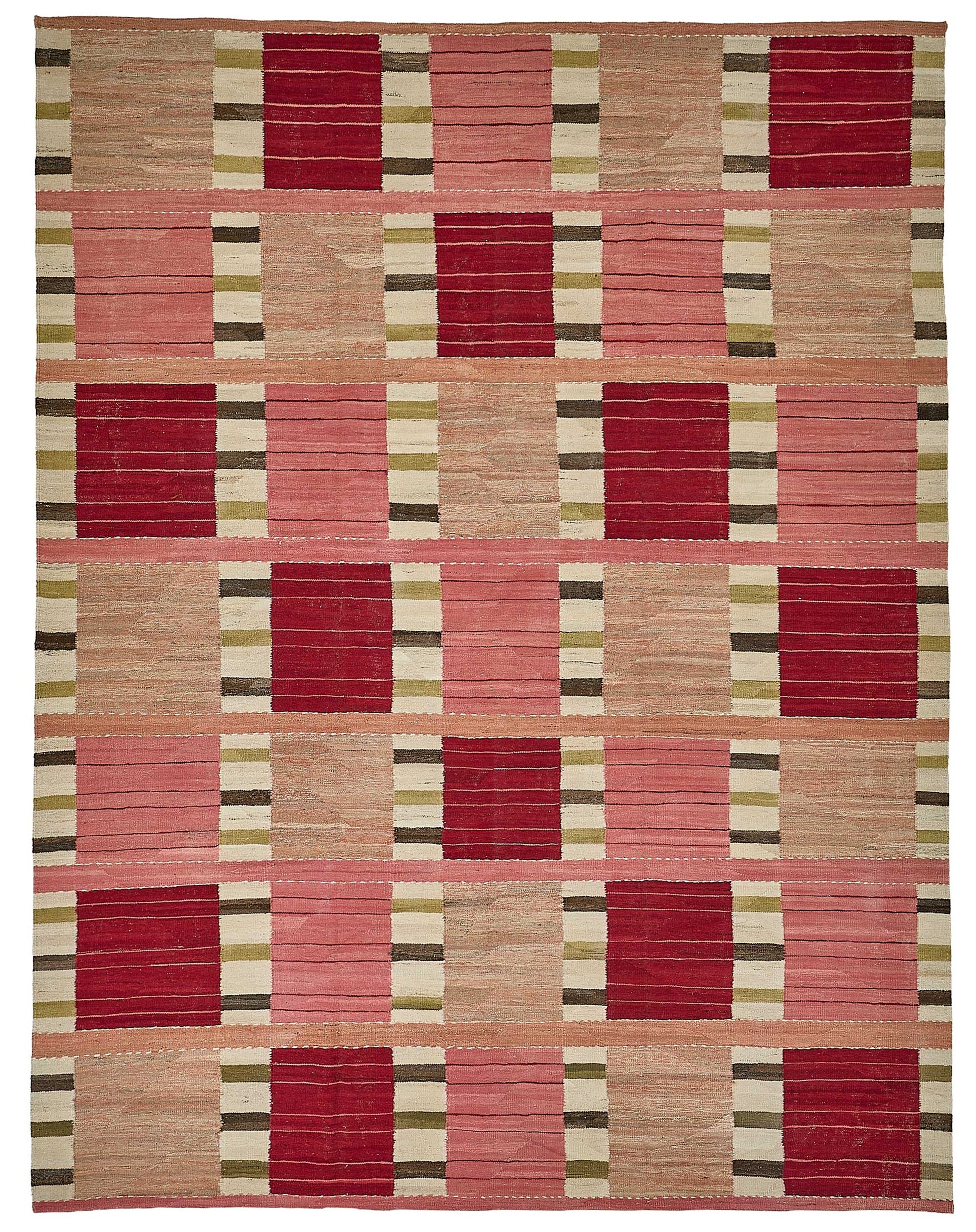 9x12 Contemporary Wool Kilim Rug - 51777