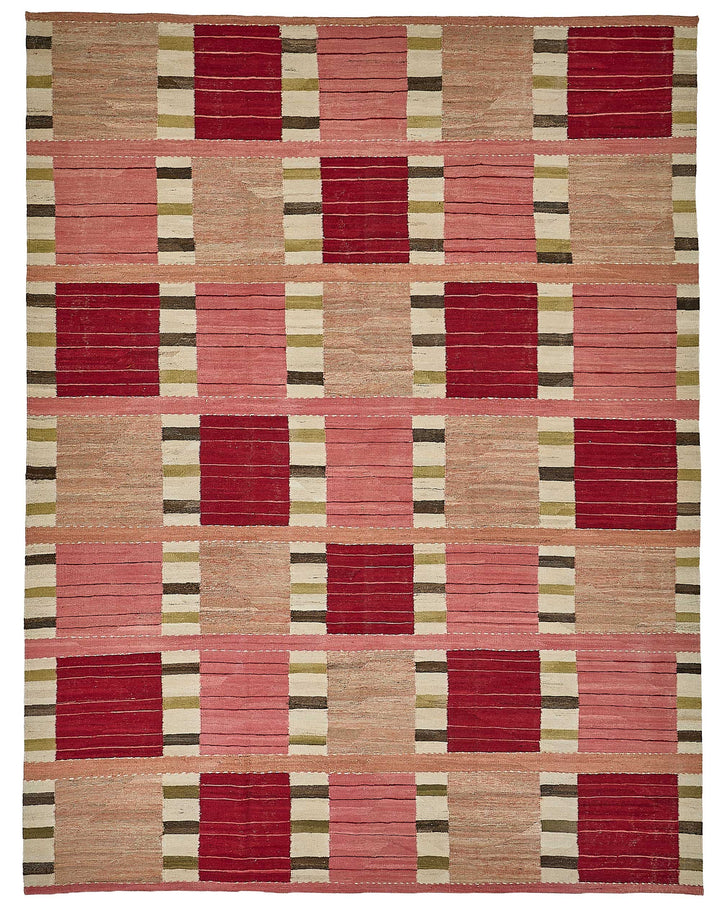 9x12 Contemporary Wool Kilim Rug - 51777