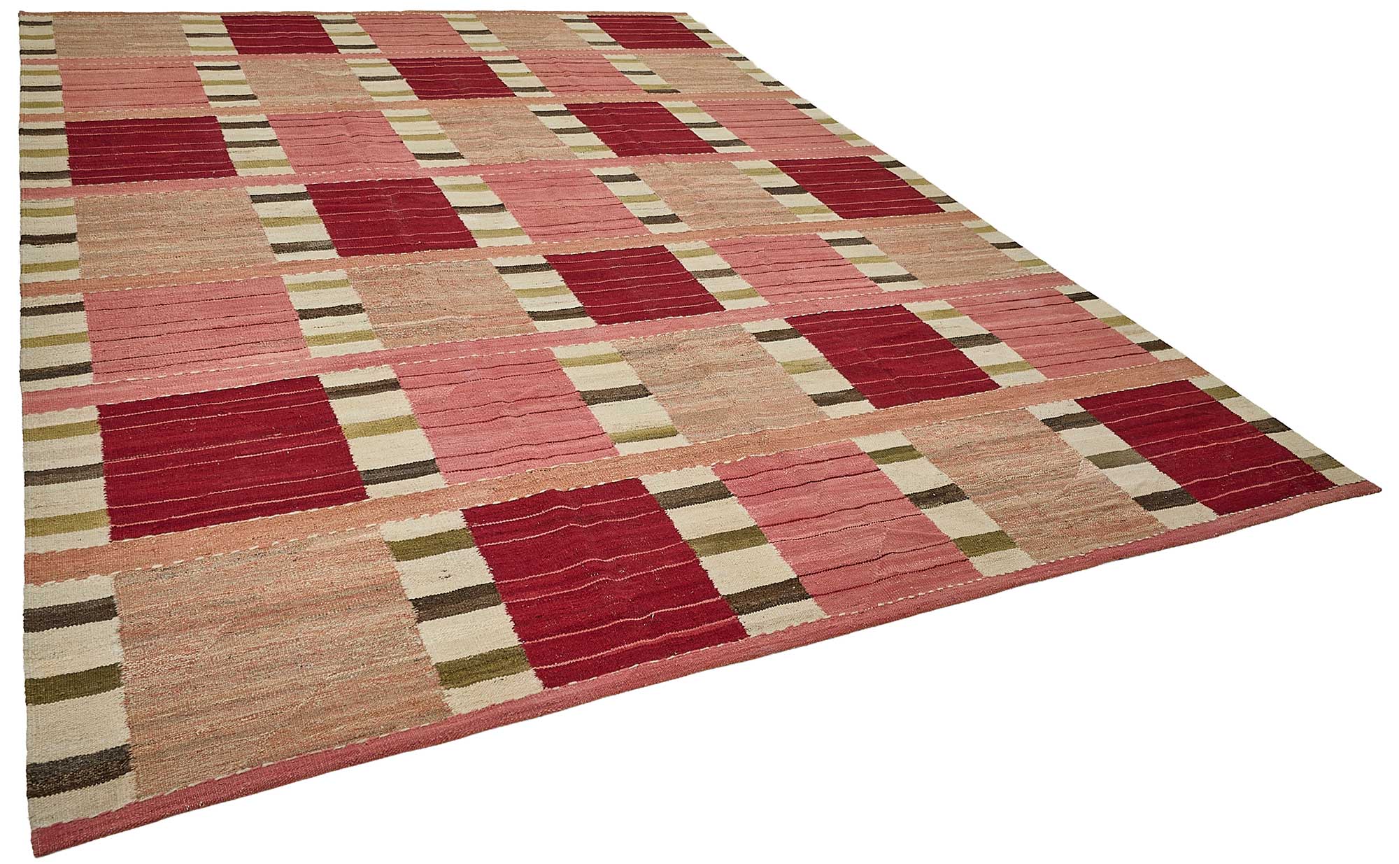 9x12 Contemporary Wool Kilim Rug - 51777