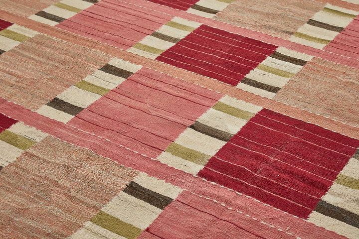 9x12 Contemporary Wool Kilim Rug - 51777